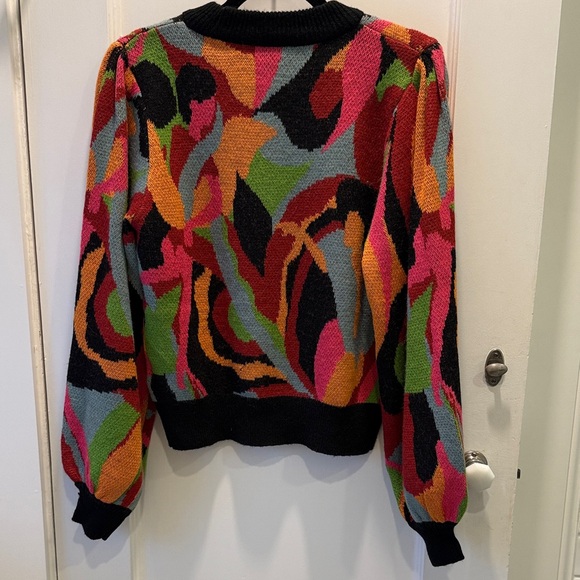 FARM Rio Multicolor Abstract Sweater - Picture 4 of 5